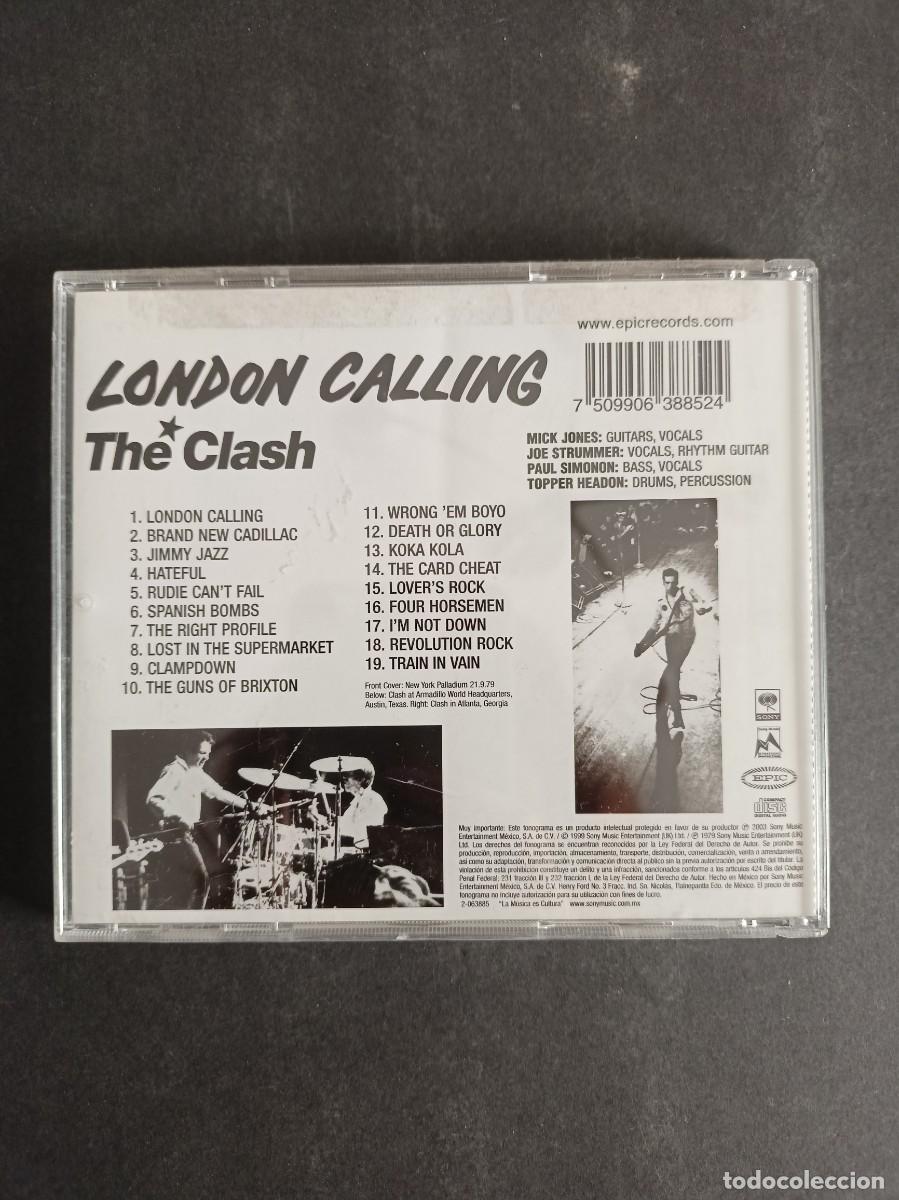 CDs de m&uacute;sica: THE CLASH - LONDON CALLING - Foto 2