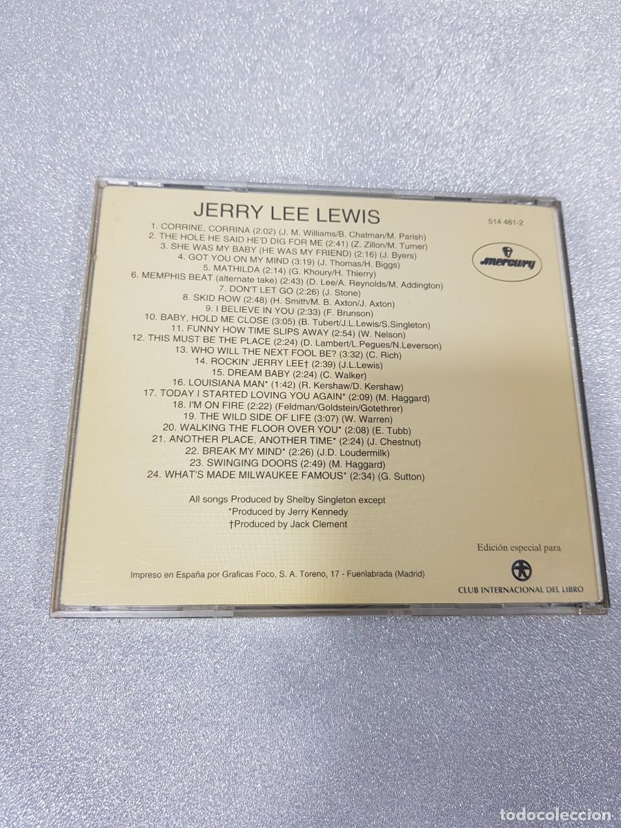 CDs de m&uacute;sica: JERRY LEE LEWIS LOS 60 DE LOS 60 - Foto 3