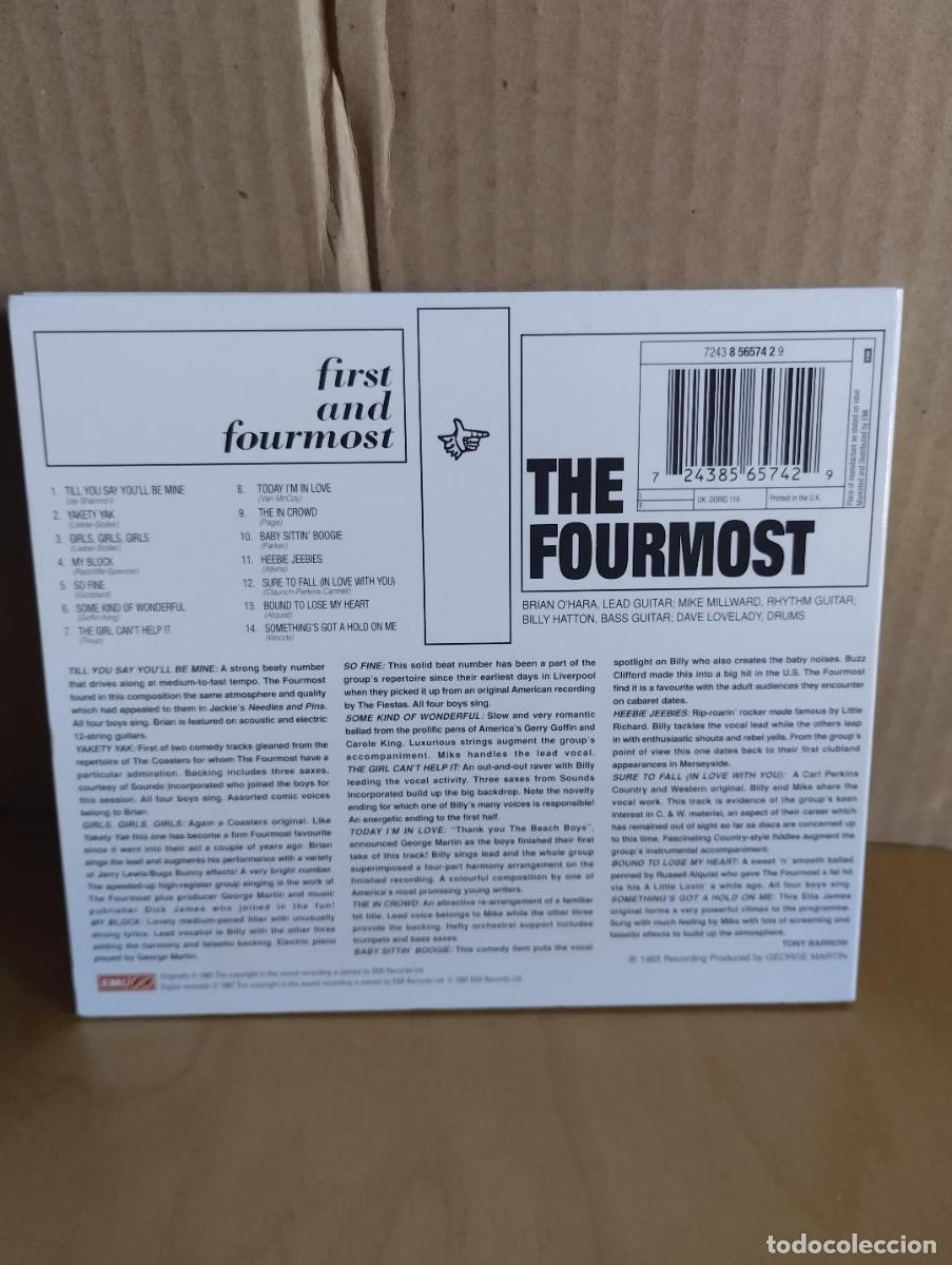 CDs de m&uacute;sica: THE FOURMOST --- FIRST AND FOURMOST - Foto 2