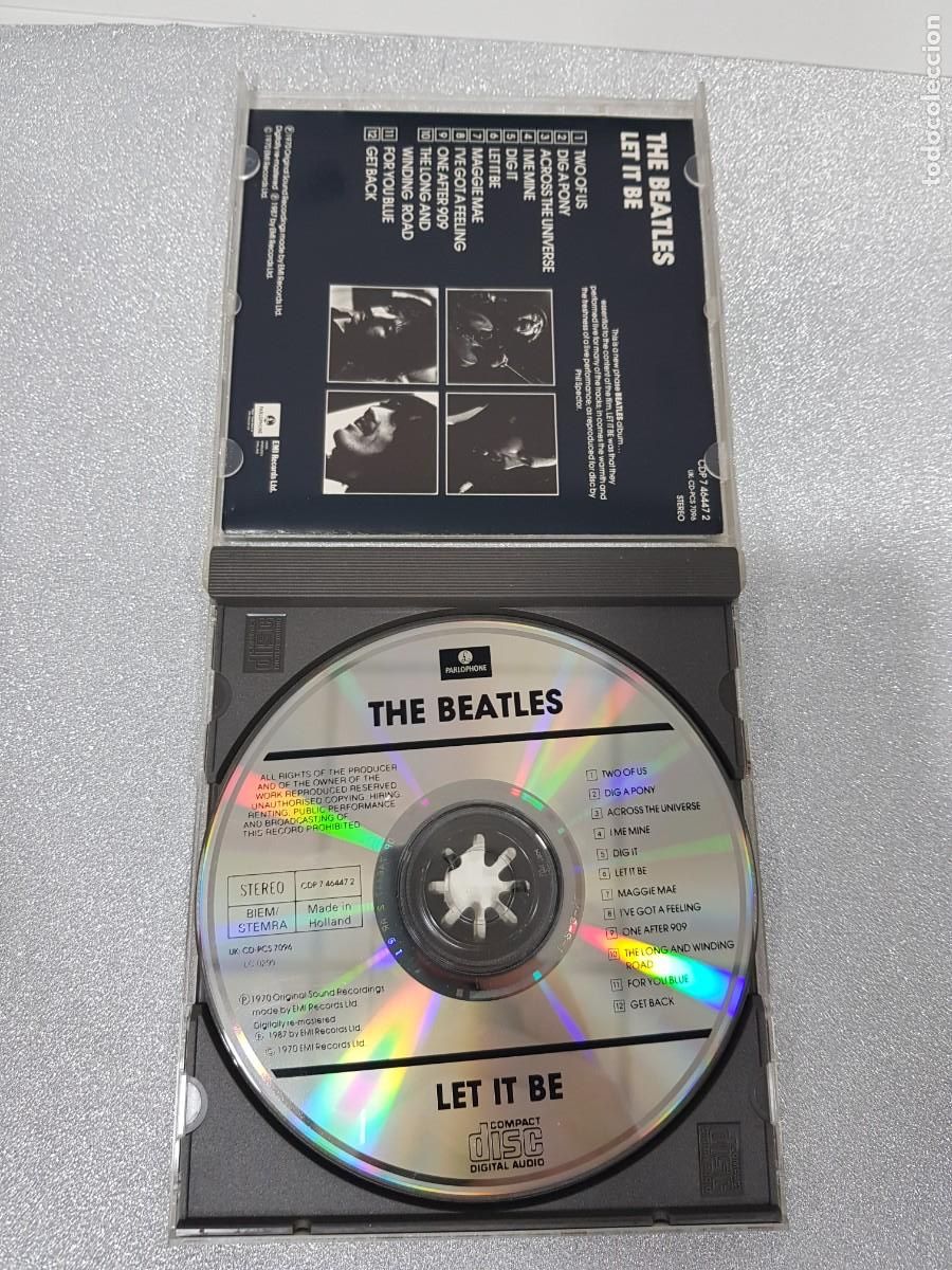 CDs de m&uacute;sica: CD THE BEATLES LET IT BE - Foto 2