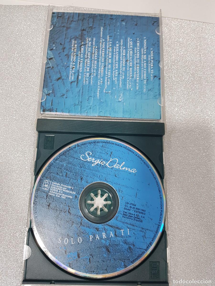 CDs de m&uacute;sica: SERGIO DALMA SOLO PARA TI - Foto 2