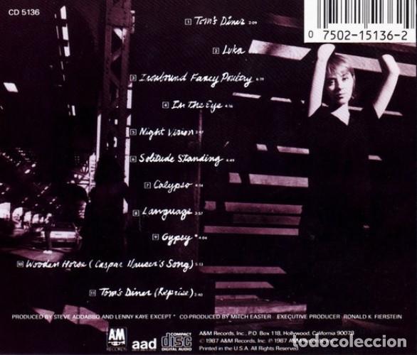 CDs de m&uacute;sica: �R5635 - SUZANNE VEGA. SOLITUDE STANDING. CD. - Foto 2