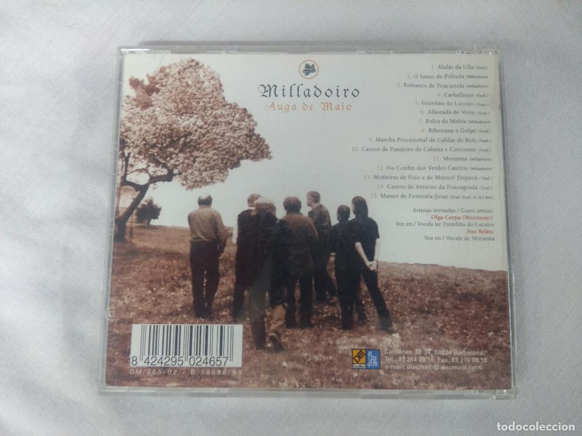 CDs de m&uacute;sica: MILLADOIRO/AUGA DE MAIO/CD. - Foto 3