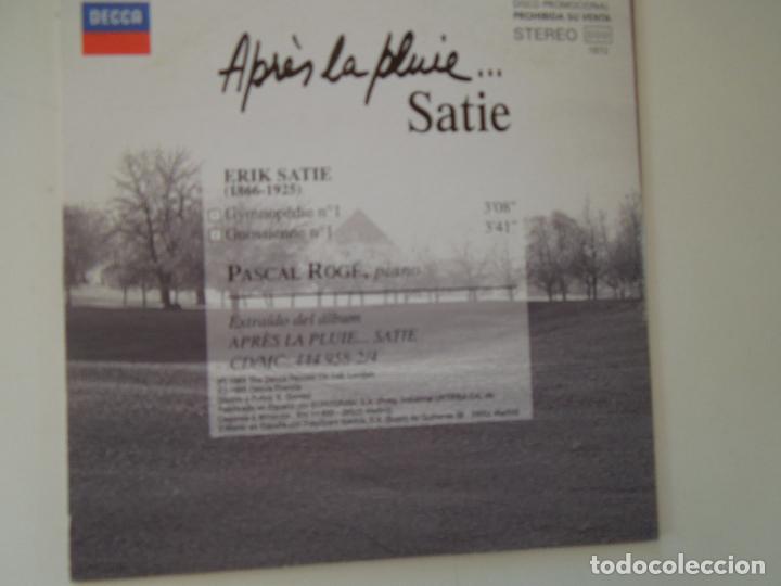 CDs de m&uacute;sica: APR&Egrave;S LA PLUIIE ... - SATIE CD - Foto 1