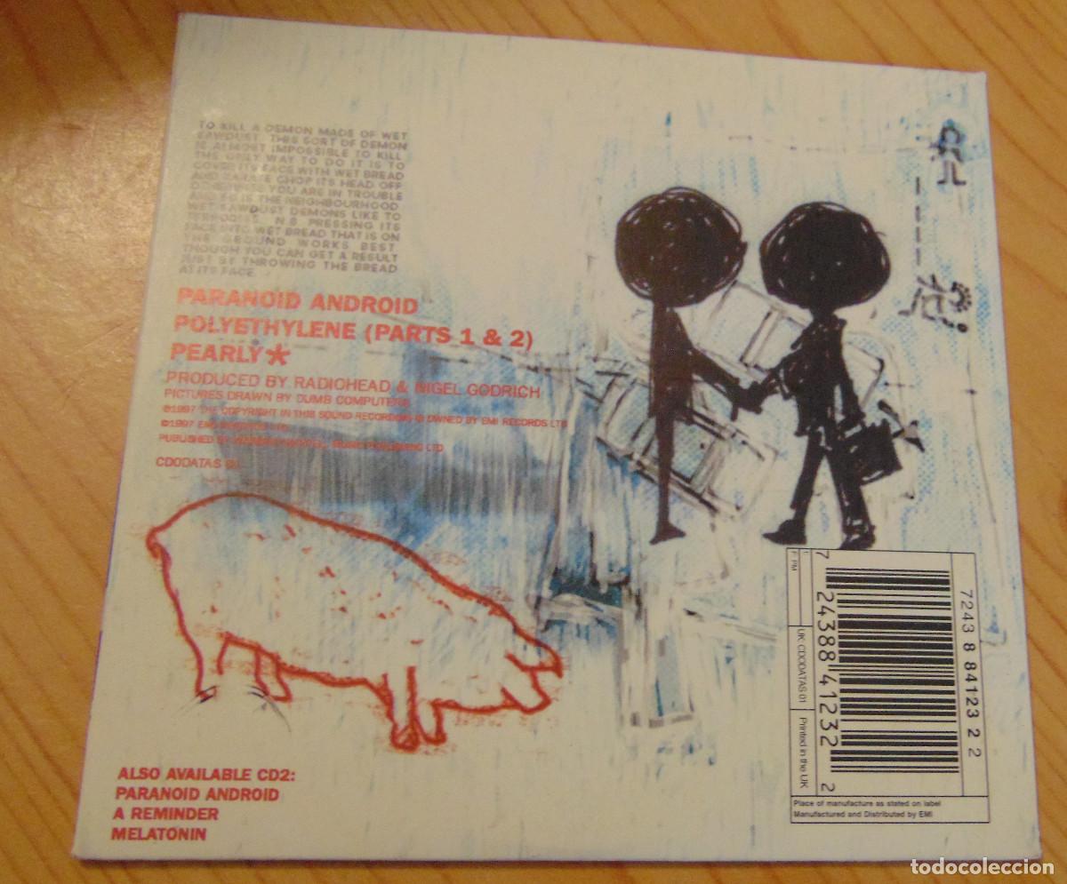 CDs de m&uacute;sica: Radiohead &ndash; Paranoid Android CD1 - CDSINGLE - Foto 2