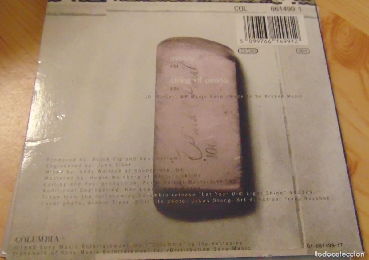 CDs de m&uacute;sica: Soul Asylum &ndash; Misery - CDSINGLE 1995 - Foto 2