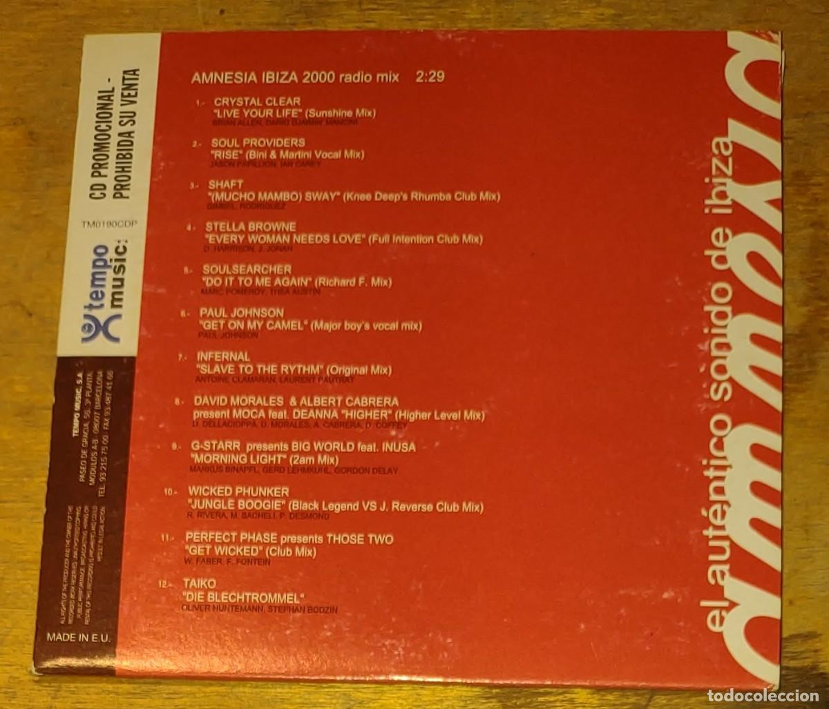 CDs de m&uacute;sica: Varios - Amnesia Ibiza 2000 - Foto 2
