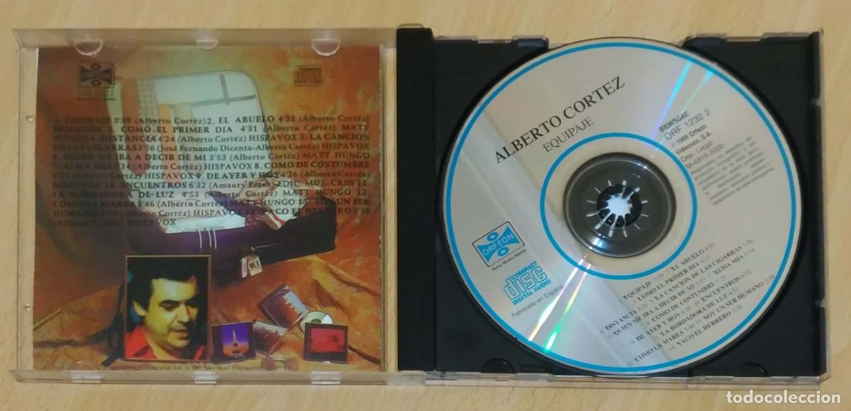 CDs de m&uacute;sica: ALBERTO CORTEZ (EQUIPAJE) CD 1999 - Foto 3