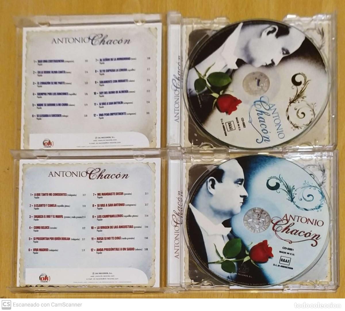 CDs de m&uacute;sica: ANTONIO CHACON - 2 CDS 2008 - Foto 4