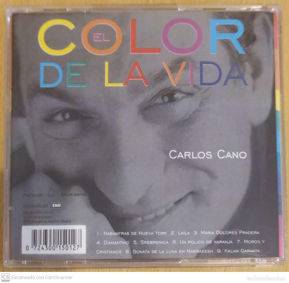 CDs de m&uacute;sica: CARLOS CANO (EL COLOR DE LA VIDA) CD 1996 - Foto 2