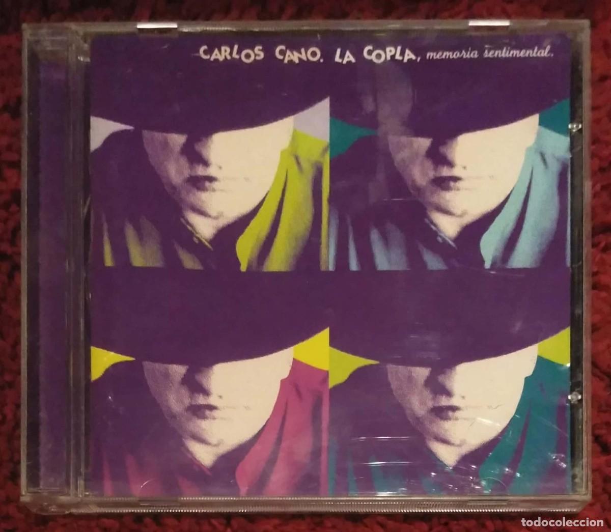 CDs de m&uacute;sica: CARLOS CANO (LA COPLA, MEMORIA SENTIMENTAL) CD 1999 - Foto 1