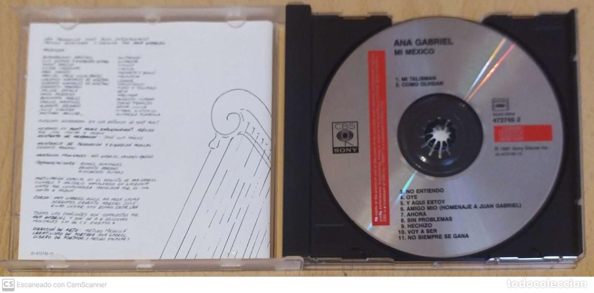 CDs de m&uacute;sica: ANA GABRIEL (MI MEXICO) CD 1991 - Foto 3