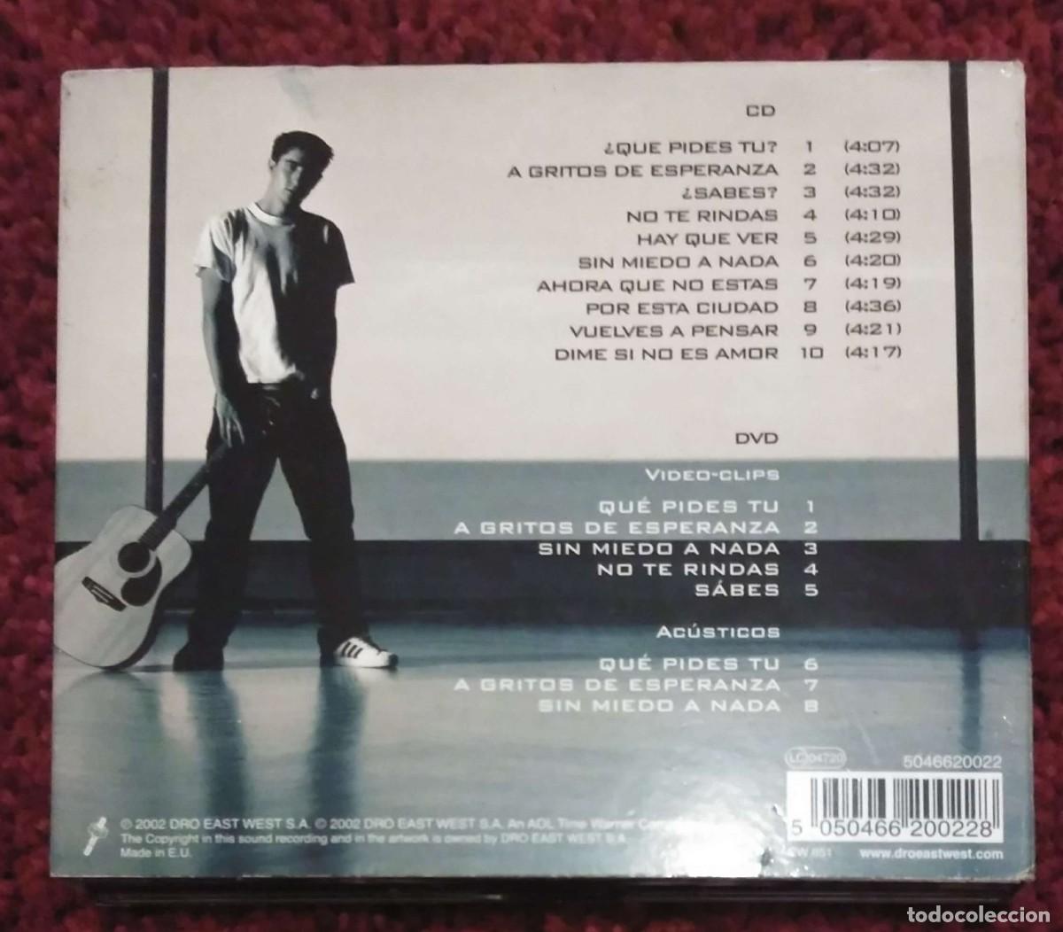 CDs de m&uacute;sica: ALEX UBAGO &iquest;QUE PIDES TU? CD + DVD 2002 - Foto 2
