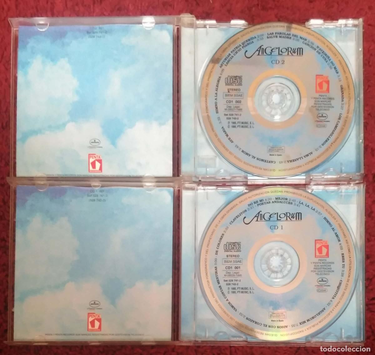 CDs de m&uacute;sica: ANGELORUM (GRANDES EXITOS POPULARES) CD 1 Y CD 2 1995 - Foto 3