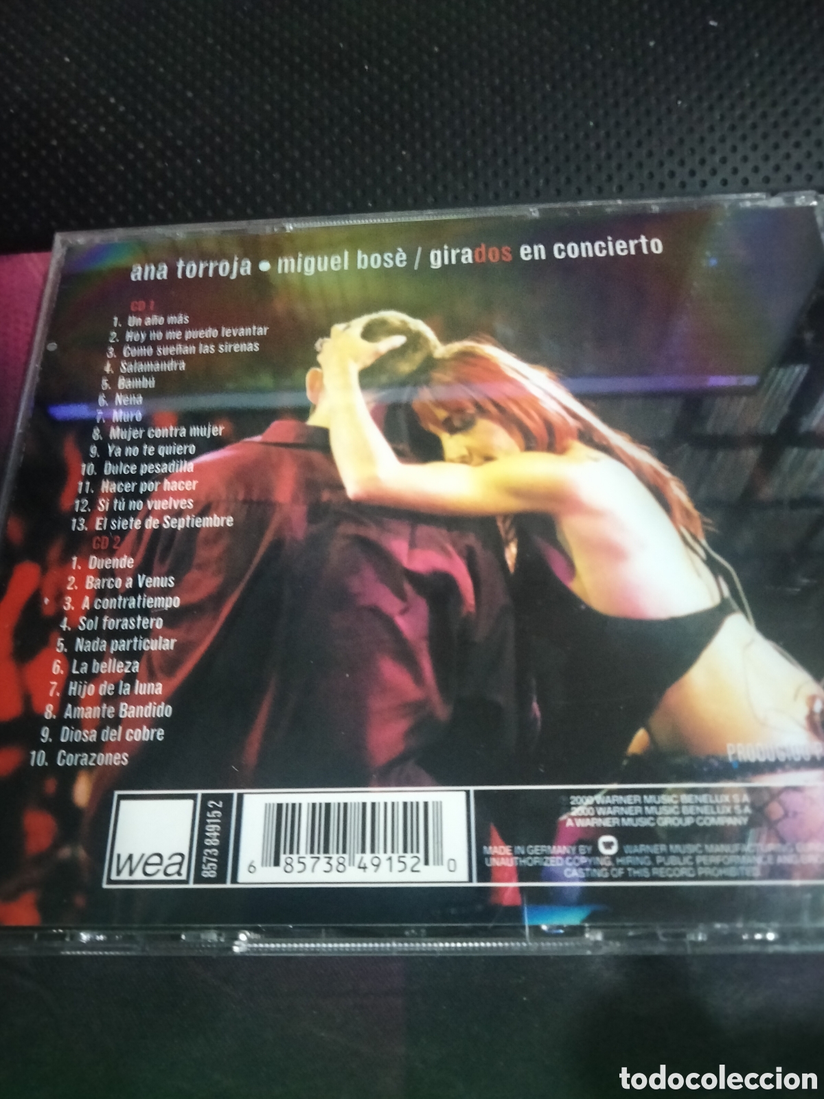 CDs de m&uacute;sica: CD Ana Torroja Miguel Bos&eacute; -17 - Foto 2