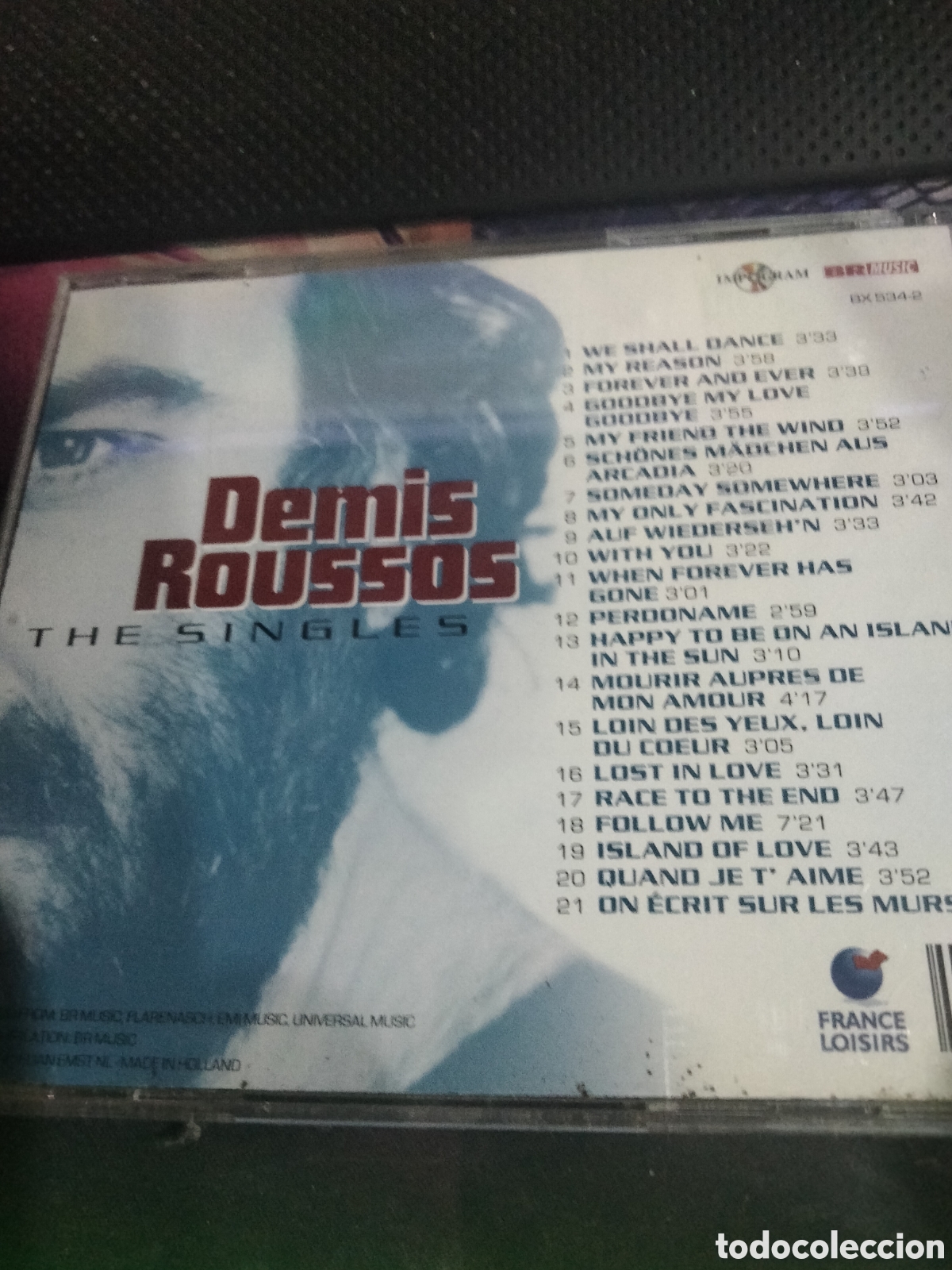 CDs de m&uacute;sica: CD Demis Roussos the singles -5 - Foto 2