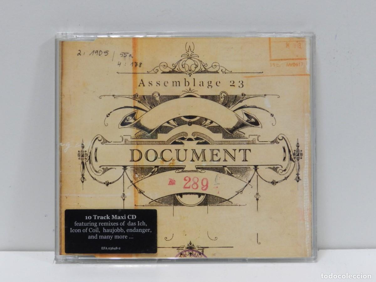 CDs de m&uacute;sica: DISCO CD. Assemblage 23 &ndash; Document. COMPACT DISC. - Foto 1