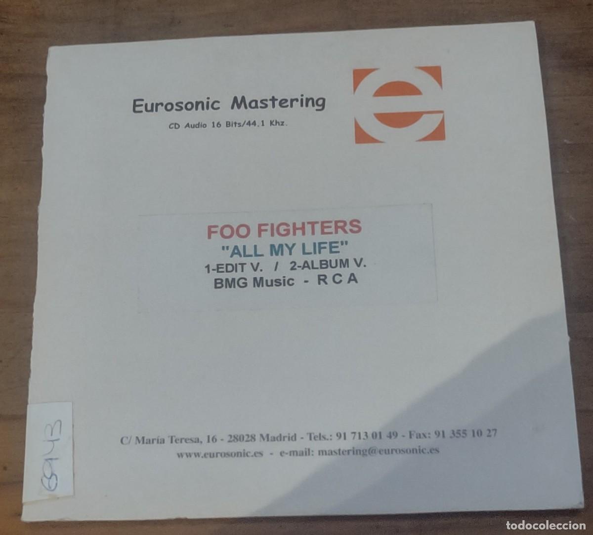 CDs de m&uacute;sica: Foo Fighters - All My Life - Foto 1