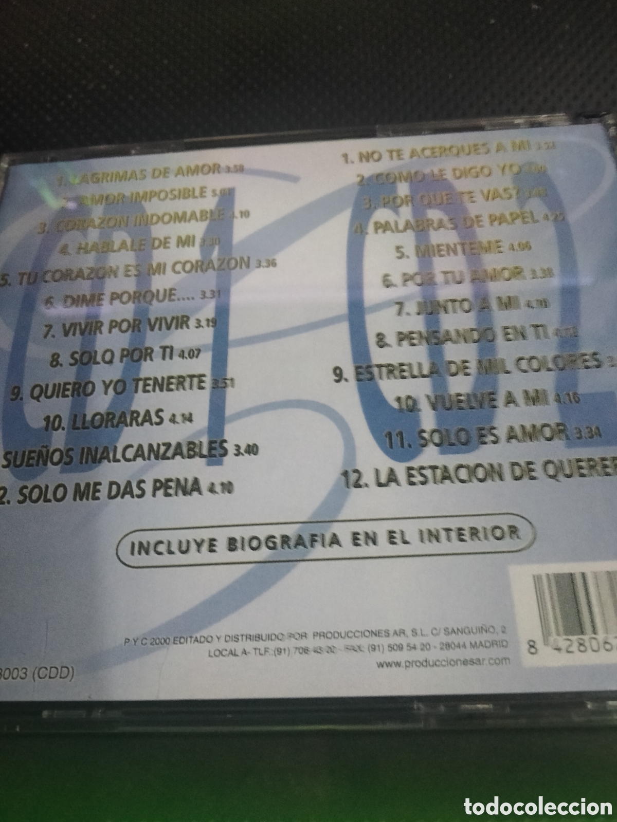 CDs de m&uacute;sica: CD Camela 24 &eacute;xitos de oro -30 - Foto 2