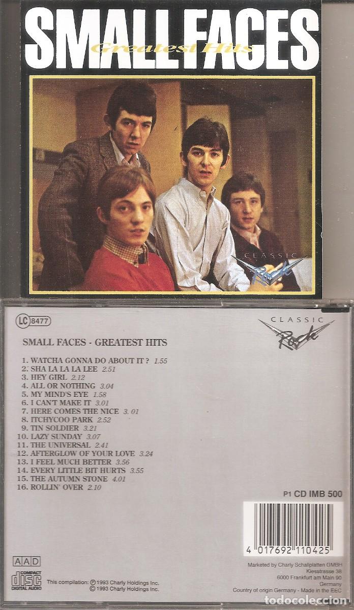 CDs de m&uacute;sica: SMALL FACES - GREATEST HITS (CD, CLASSIC ROCK 1993) - Foto 1