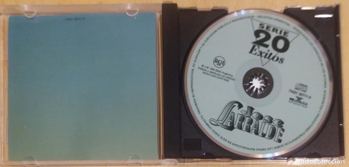 CDs de m&uacute;sica: JOSE LARRALDE (SERIE 20 EXITOS) CD 1995 ARGENTINA - Foto 3