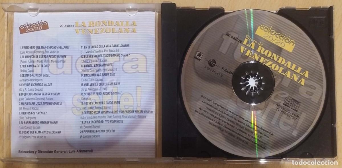 CDs de m&uacute;sica: LA RONDALLA VENEZOLANA (20 EXITOS) CD 2001 - Foto 3