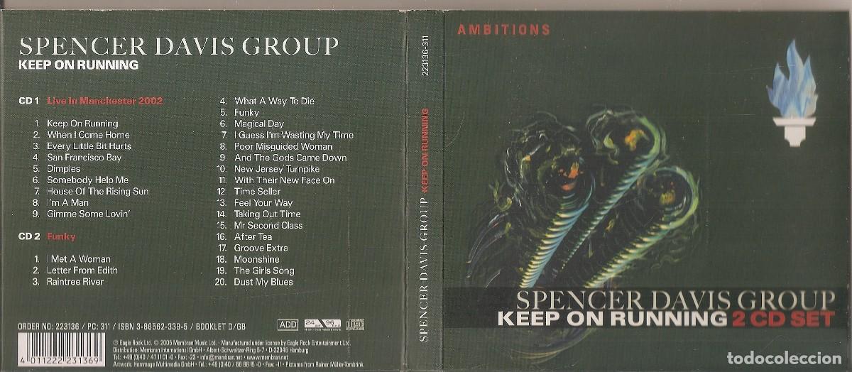 CDs de m&uacute;sica: SPENCER DAVIS GROUP - KEEP ON RUNNING (DOBLE CD DIGIPACK, EAGLE ROCK 2005) - Foto 1