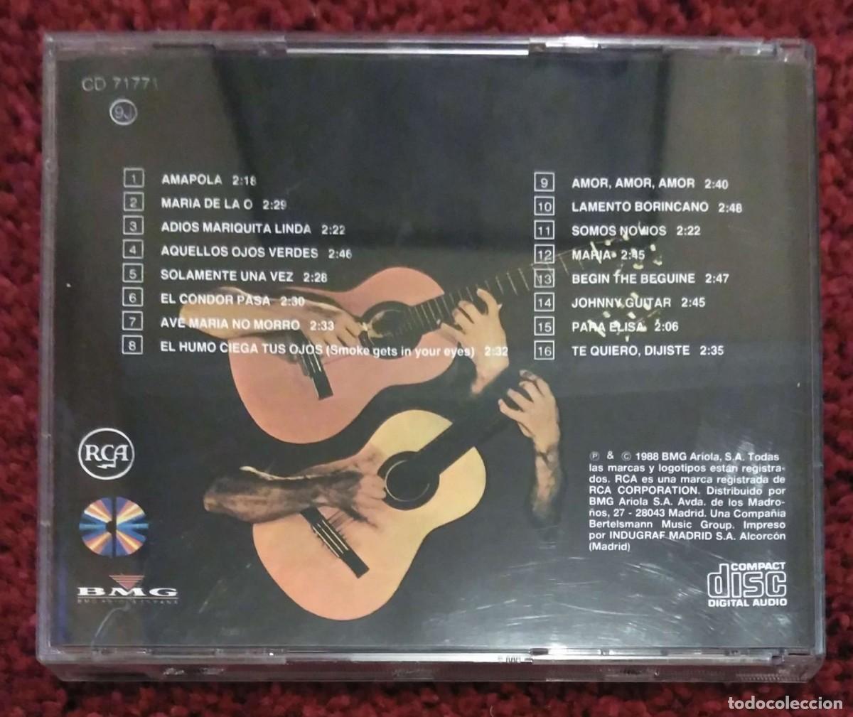 CDs de m&uacute;sica: LOS INDIOS TABAJARAS (LO MEJOR DE LOS INDIOS TABAJARAS - 16 EXITOS) CD 1988 - Foto 2