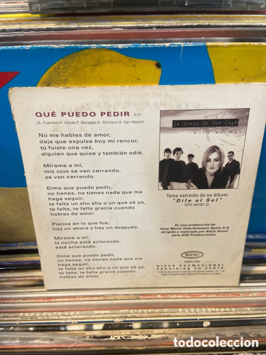 CDs de m&uacute;sica: La oreja de van gogh que puedo decir cd single - Foto 2