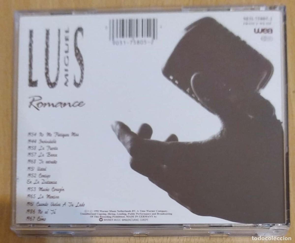 CDs de m&uacute;sica: LUIS MIGUEL (ROMANCE) CD 1991 - Foto 2