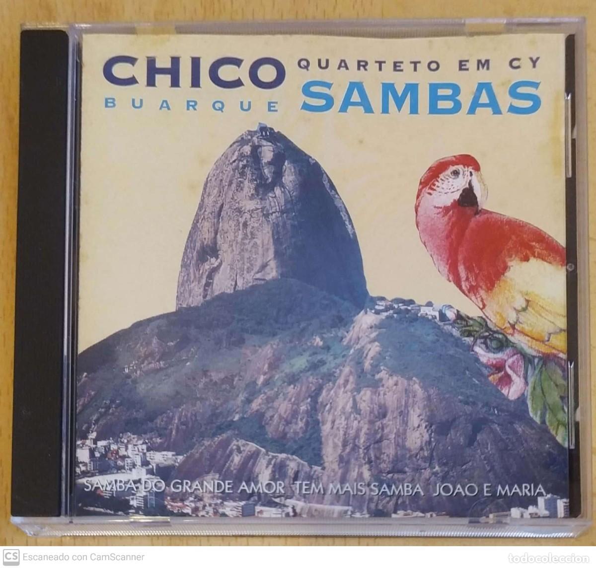 CDs de m&uacute;sica: CHICO BUARQUE (QUARTETO EM CY - SAMBAS) CD 1994 - Foto 1