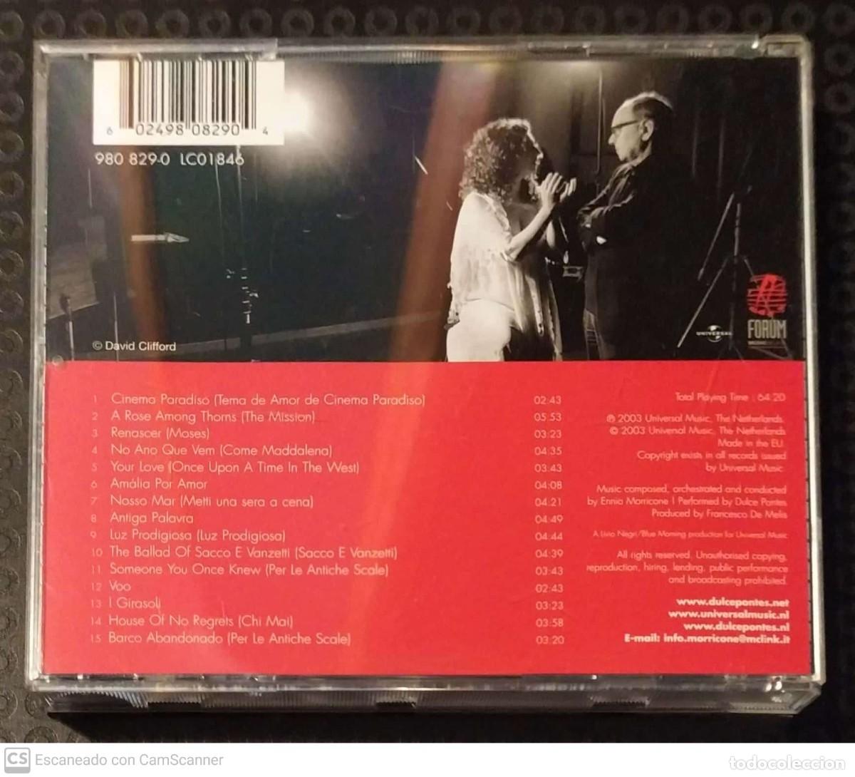 CDs de m&uacute;sica: ENNIO MORRICONE & DULCE PONTES (FOCUS) CD 2003 - Foto 2