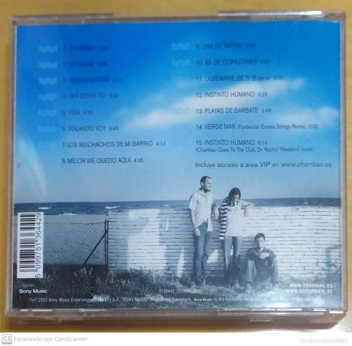 CDs de m&uacute;sica: CHAMBAO (ENDORFINAS EN LA MENTE) CD 2003 - Foto 2