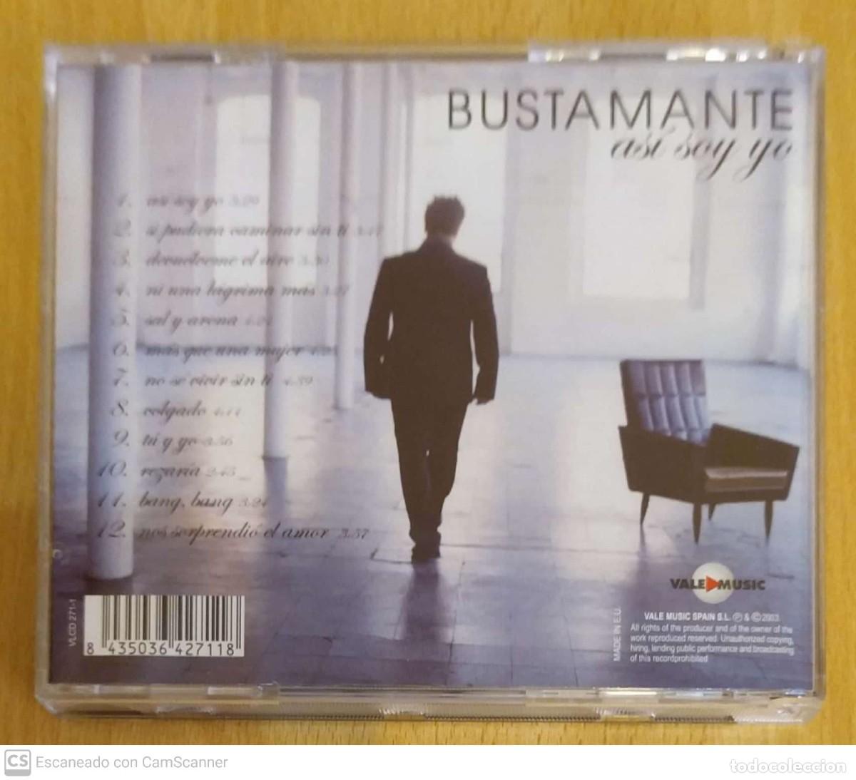 CDs de m&uacute;sica: DAVID BUSTAMANTE (ASI SOY YO) CD 2003 - Foto 2