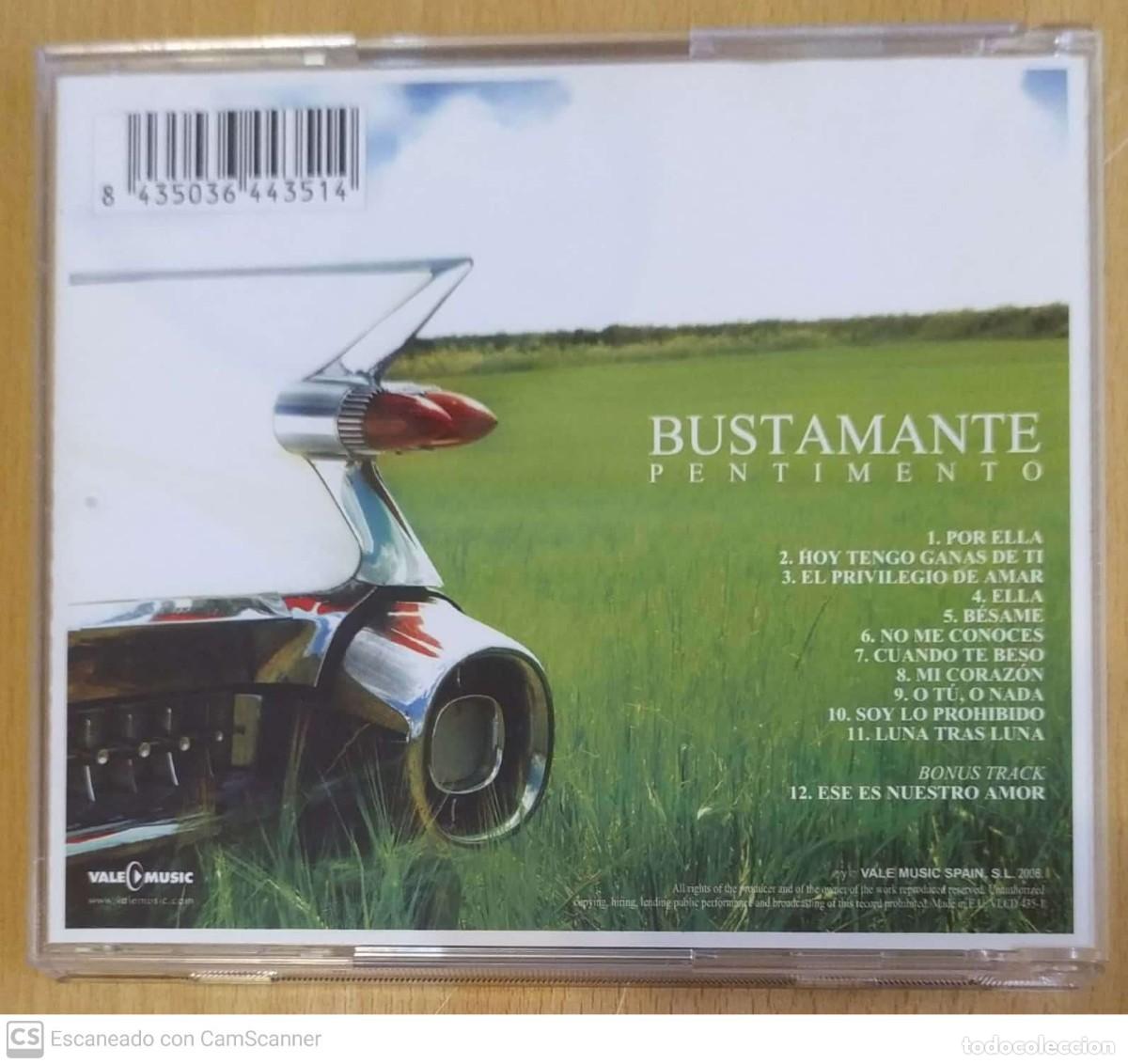 CDs de m&uacute;sica: DAVID BUSTAMANTE (PENTIMENTO) CD 2006 - Foto 2