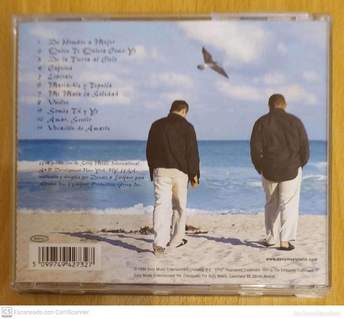 CDs de m&uacute;sica: DONATO & ESTEFANO (DE HOMBRE A MUJER) CD 1999 - Foto 2