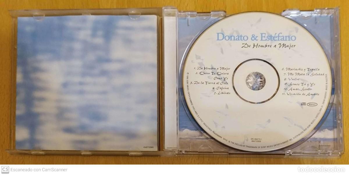 CDs de m&uacute;sica: DONATO & ESTEFANO (DE HOMBRE A MUJER) CD 1999 - Foto 3