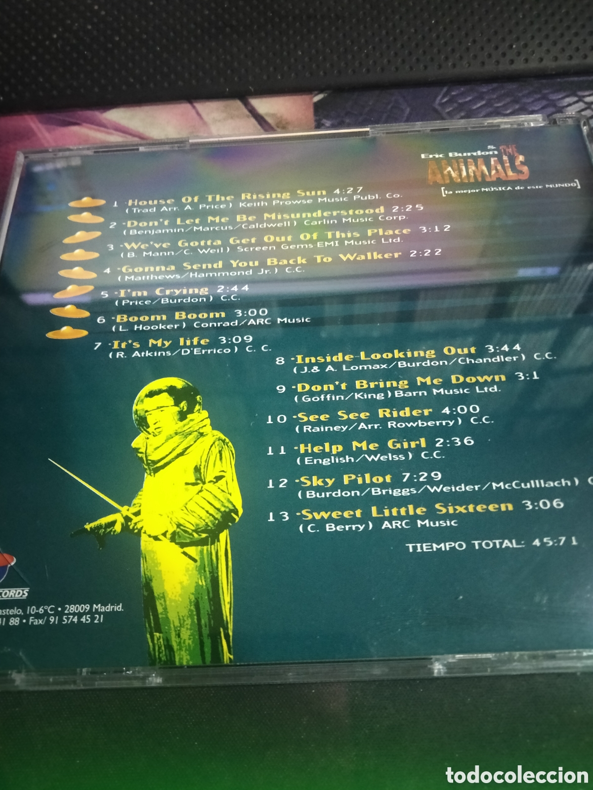 CDs de m&uacute;sica: CD Eric burdon the animals -5 - Foto 2