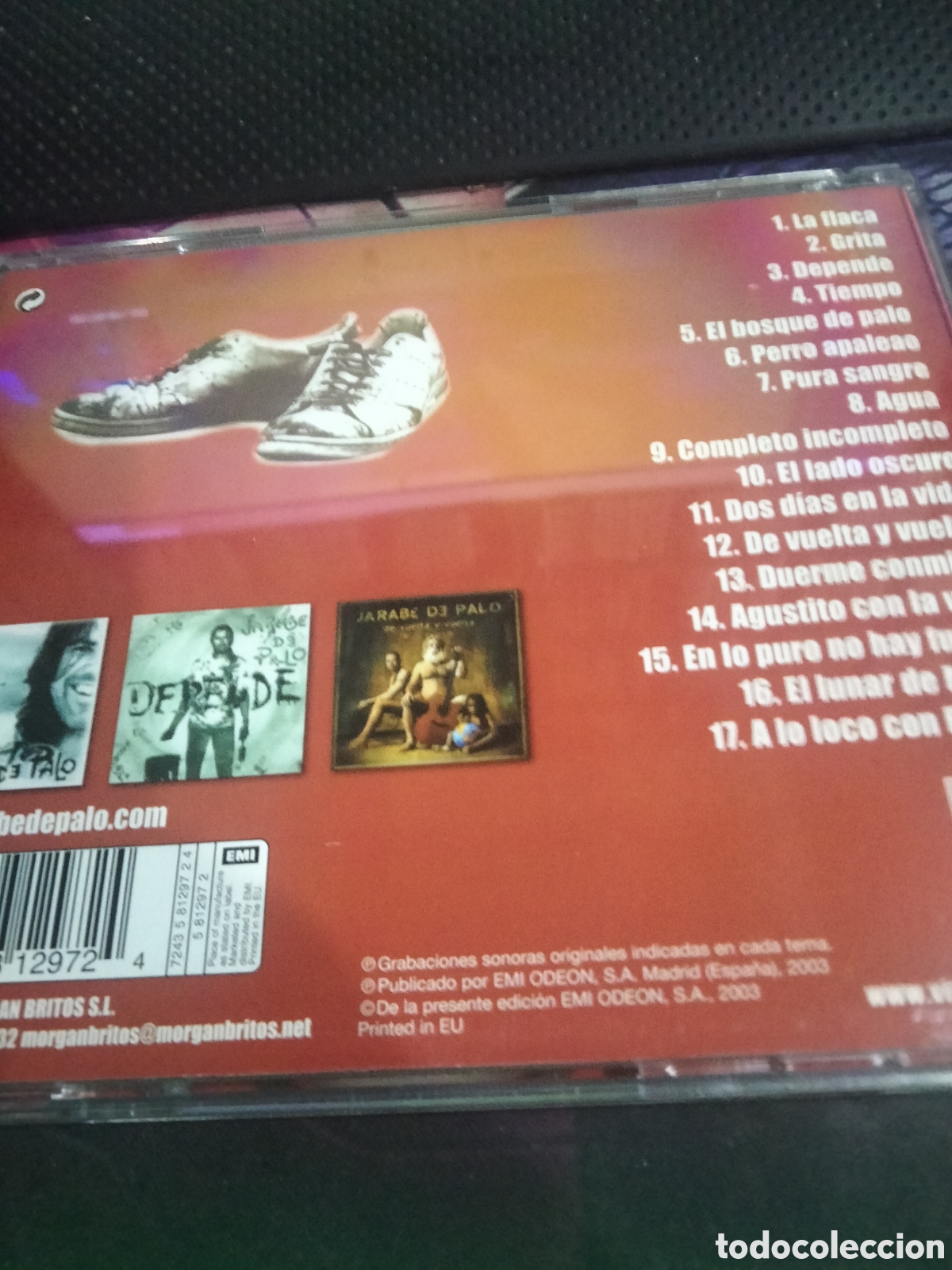 CDs de m&uacute;sica: CD Jarabe de palo grandes &eacute;xitos -20 - Foto 2