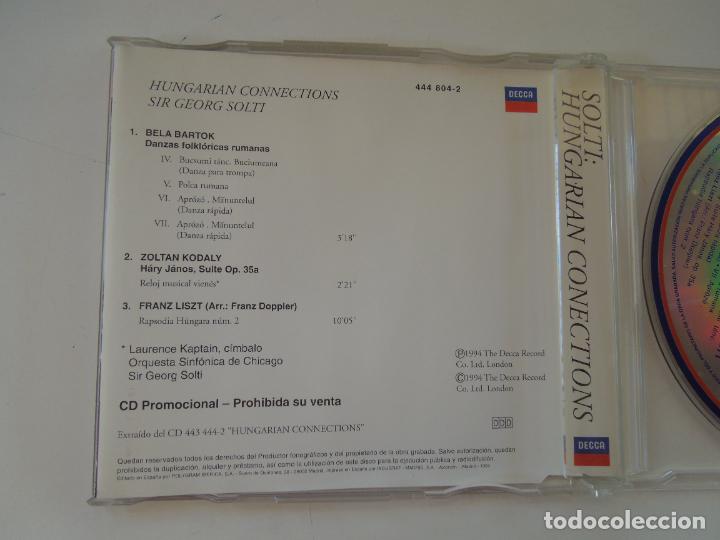 CDs de m&uacute;sica: SOLTI - HUNGARIAN CONNECTIONS - CD - Foto 3