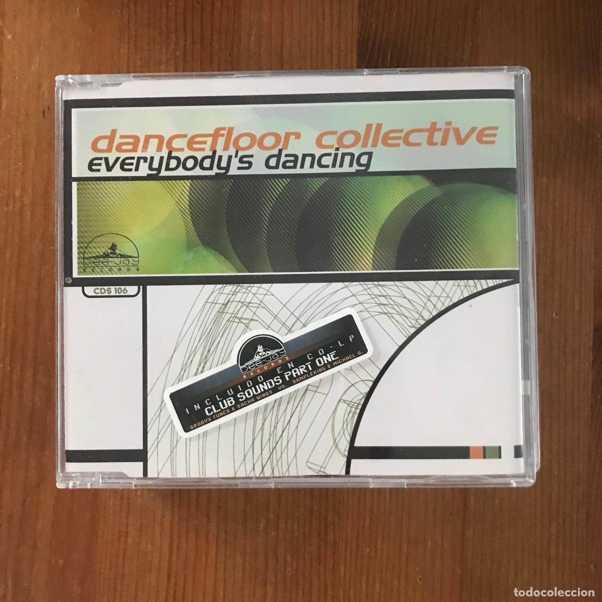 CDs de m&uacute;sica: DANCEFLOOR COLLECTIVE - EVERYBODYS DANCING - CD MAXI DEE-JAY 1999 - Foto 1