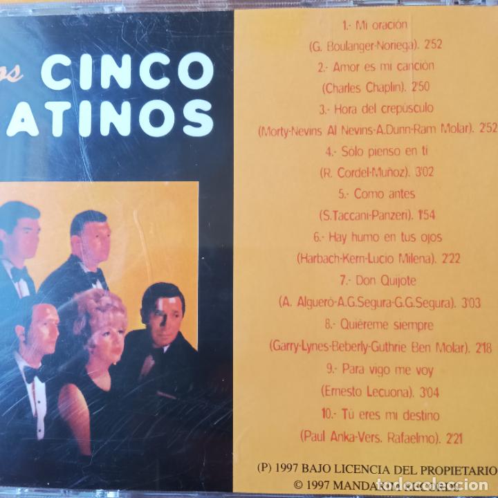 CDs de m&uacute;sica: LOS CINCO LATINOS. CD - Foto 2