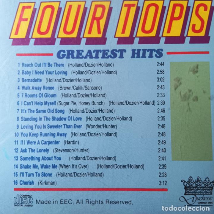 CDs de m&uacute;sica: FOUR TOPS, GREATEST HITS. CD - Foto 2