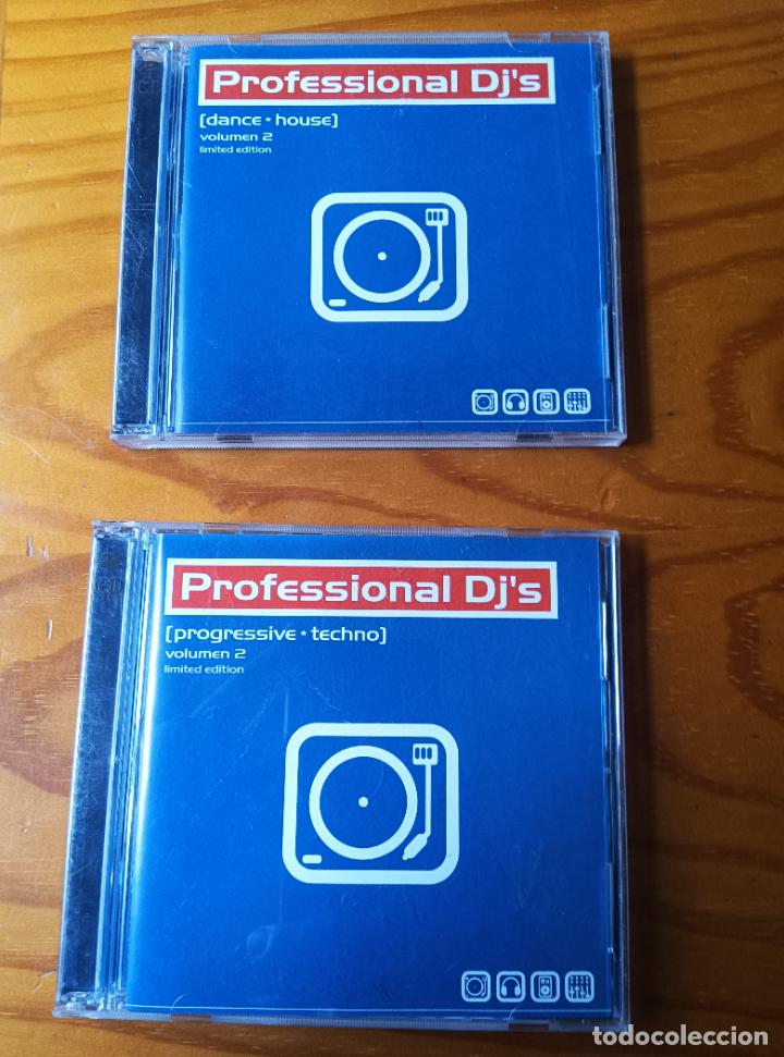CDs de m&uacute;sica: PROFESSIONAL DJS + PROGRESSIVE + TECHNO + DANCE + HOUSE. 4 CDs - Foto 1