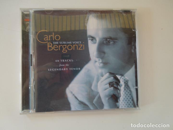 Music CDs: THE SUBLIME VOICE CARLO BERGONZI - 40 TRACKS THE LEGENDARY TENOR - 2CD+LIBRETO
