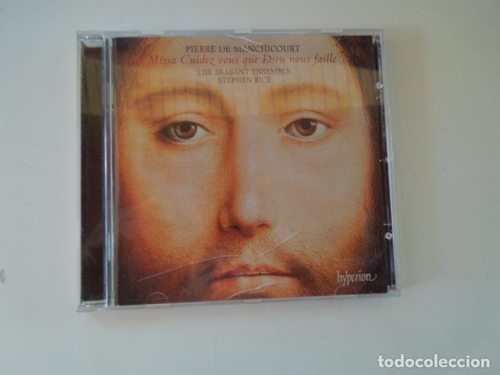 Music CDs: PIERRE DE MANCHICOURT MISSA ,CUIDEZ VOUS QUE DIEU NOUS FAILLE - STPHEN RICE - CD +LIBRETO