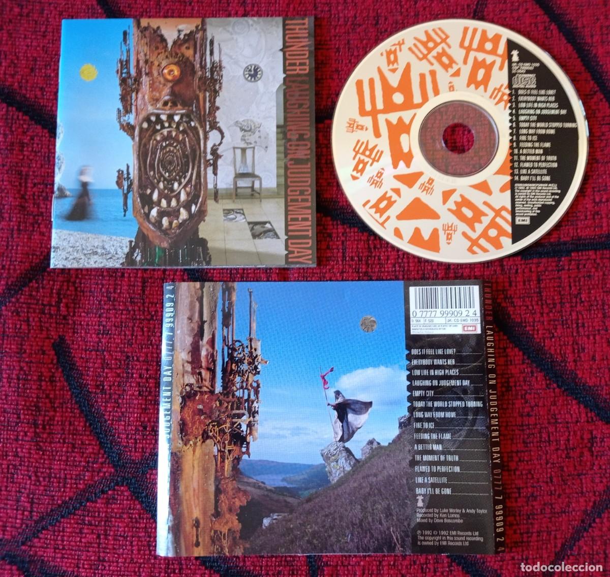 CDs de m&uacute;sica: THUNDER ** Laughing On Judgement Day ** CD ORIGINAL 1992 UK - Foto 1