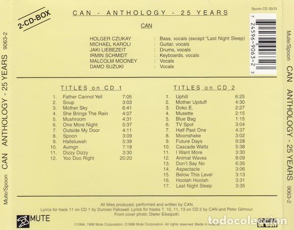 CDs de m&uacute;sica: Can &ndash; Anthology - 25 Years - 2 x CD, Compilation - Foto 2