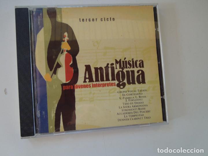 Music CDs: MUSICA ANTIGUA PARA JOVENES INTERPRETES -TERCER CICLO - CAJA SAN FERNANDO -CD+LIBRETO