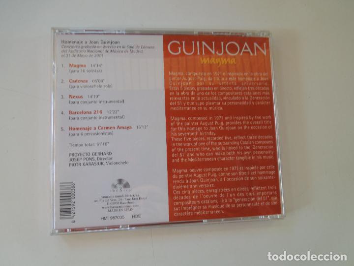 CDs de m&uacute;sica: GUINJOAN - MAGMA - CD+LIBRETO - Foto 3